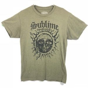 Long Beach Sublime Olive Green T shirt